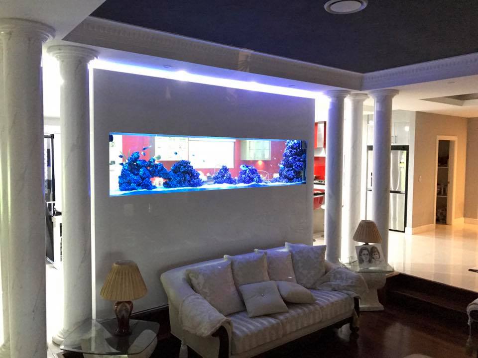 Custom Luxury Home Aquarium - Aquarium Architect- Custom Fish Tanks Sydney